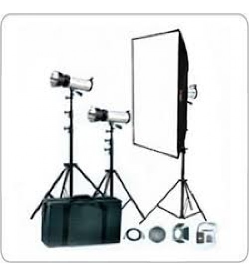 Fomex E Studio Kit 518 with Softbox 80 x 120 + Octabox 120